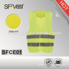 children reflective safety vest wholesale ,100% polyester tricot , EN 1150